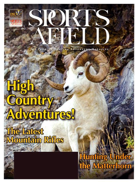 Sports afield magazine - Sports Afield's primary goal is to inspire hunters with exciting adventure stories about the most desirable game species. In addition, the magazine strives to keep them informed with articles that cover top hunting destinations, the right tools and gear, conservation issues, and the skills they need to successfully pursue a variety of game animals.